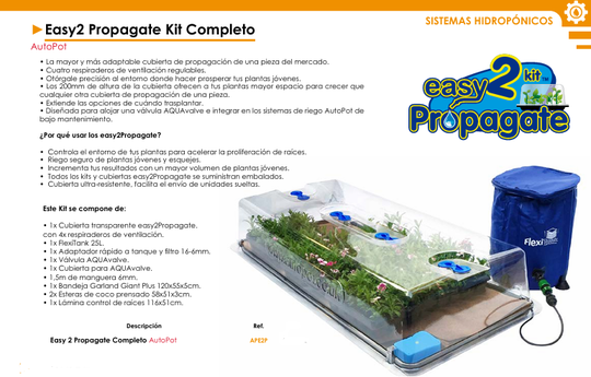 Easy2 Propagate Kit Completo - AutoPot