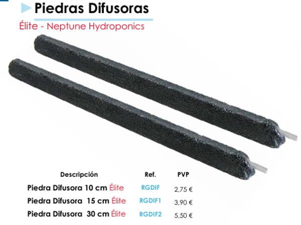 Piedras Difusoras Élite - Neptune Hydroponics