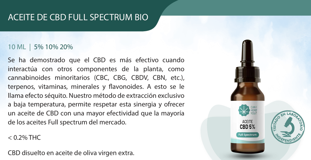 Aceite de CBD Full Spectrum Bio
