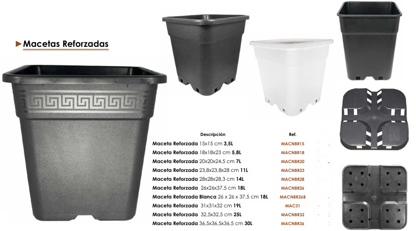 Macetas Reforzadas