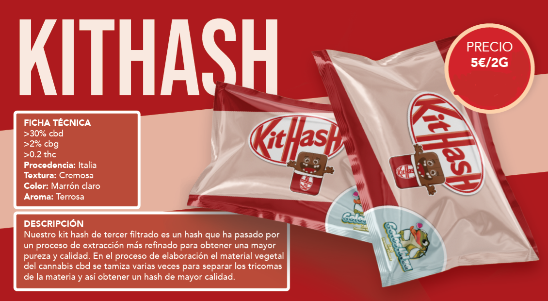 Kithash: Hash de Tercer Filtrado para una Pureza  + Calidad Superiores - Aroma Terroso