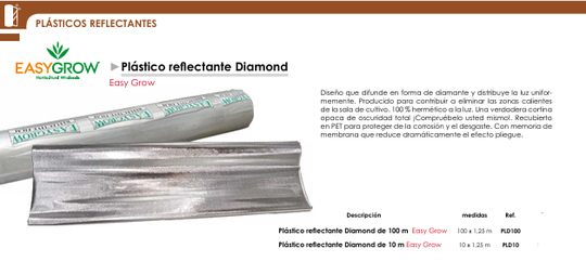 Plástico reflectante Diamond - Easy Grow