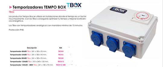 Temporizadores Tempo Box TBOX
