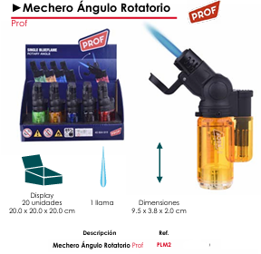 Mechero Ángulo Rotatorio Prof