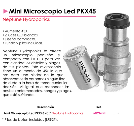 Mini Microscopio Led PKX45  Neptune Hydroponics