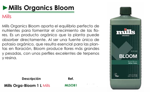 Mills Organics Bloom - Mills