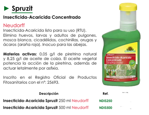 Spruzit  Insecticida-Acaricida Concentrado - Neudorff