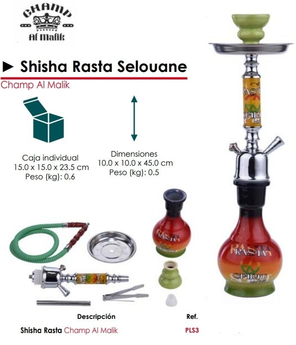 Shisha Rasta Selouane - Champ Al Malik