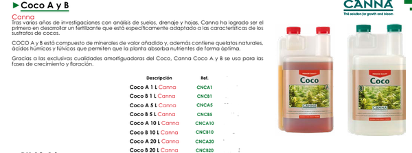Coco A y B - Canna