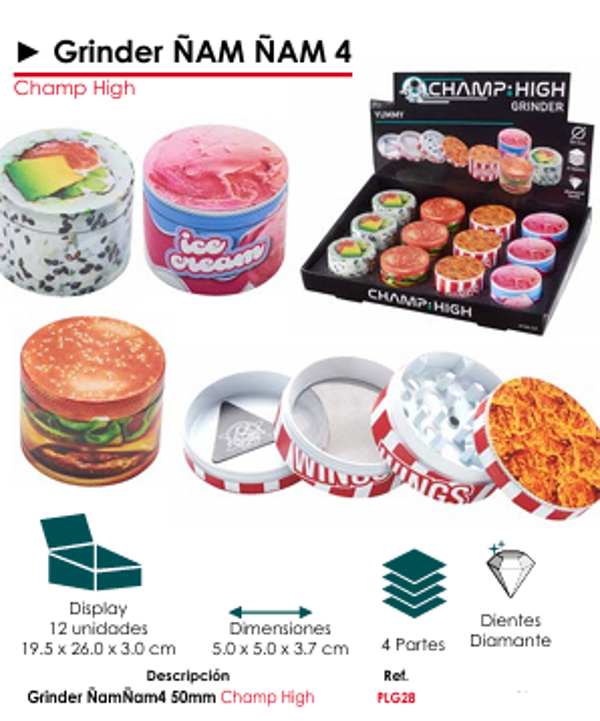 Grinder ÑAM ÑAM 4 -  Champ High