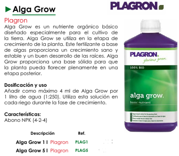 Alga Grow -  Plagron