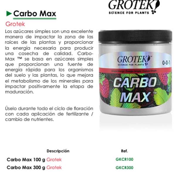 Carbo Max - Grotek