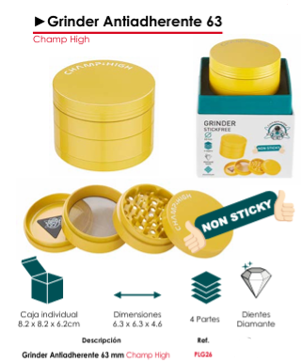 Grinder Antiadherente 63 - Champ High