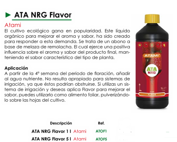 ATA NRG Flavor - Atami