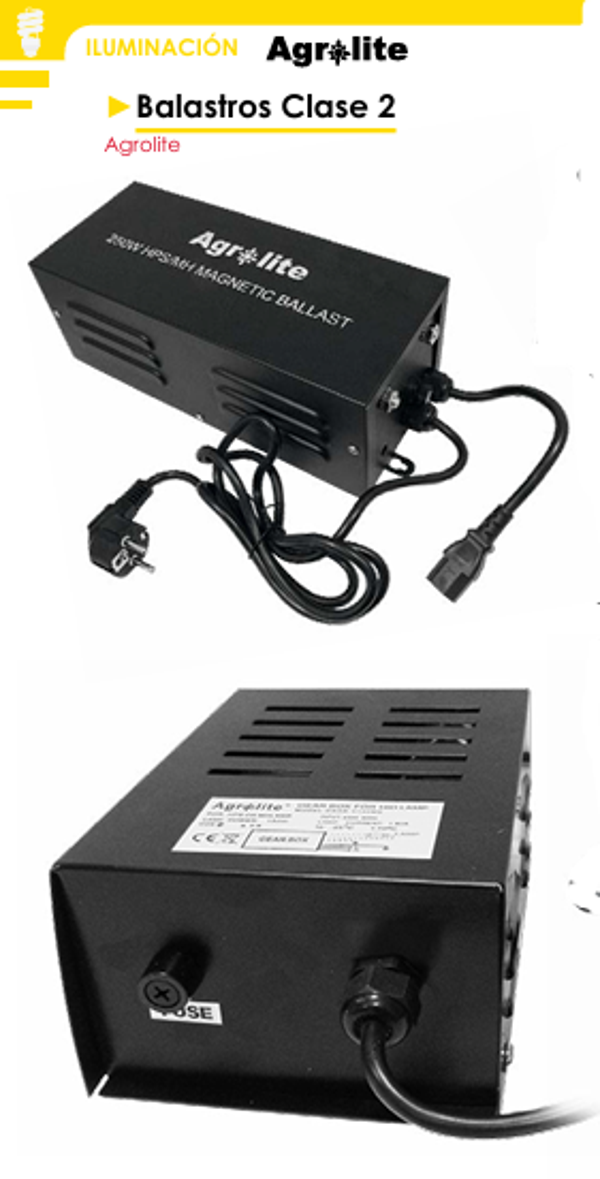 Balastros Clase 2 Agrolite (250W y 400W)