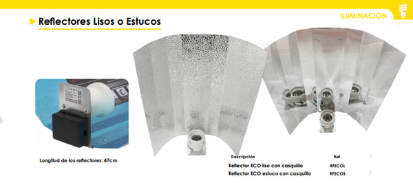 Reflectores Lisos y Estucados