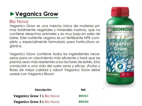 Veganics Grow-Bio Nova