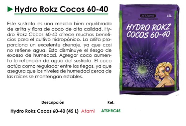 Hydro Rokz Cocos 60-40 - Atami