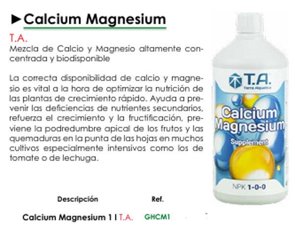 Calcium Magnesium  T.A.