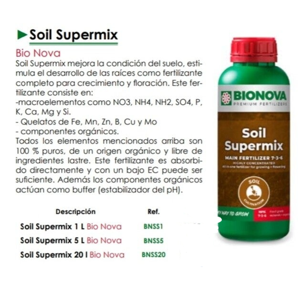 Soil Supermix - Bio Nova