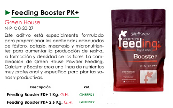 Feeding Booster PK+ - Green House