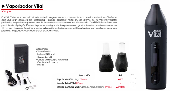 Vaporizador Vital XVape