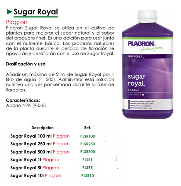 Sugar Royal - Plagron