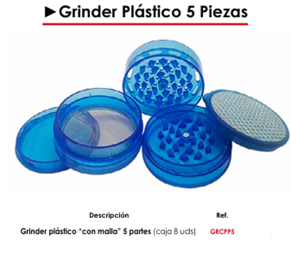 Grinder Plástico 5 Piezas