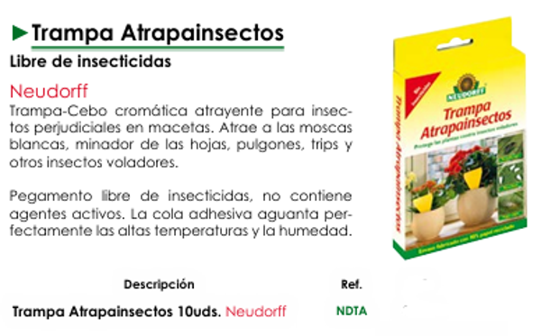 Trampa Atrapainsectos  Libre de insecticidas -  Neudorff