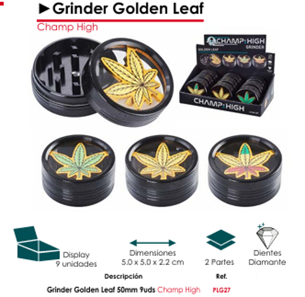 Grinder Golden Leaf - Champ High