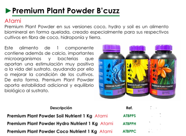 Premium Plant Powder B’cuzz - Atami