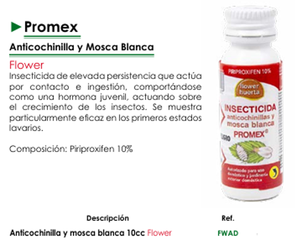 Promex  Anticochinilla y Mosca Blanca