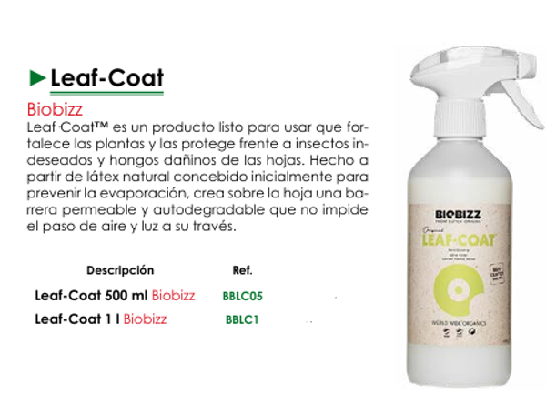Leaf-Coat - Biobizz