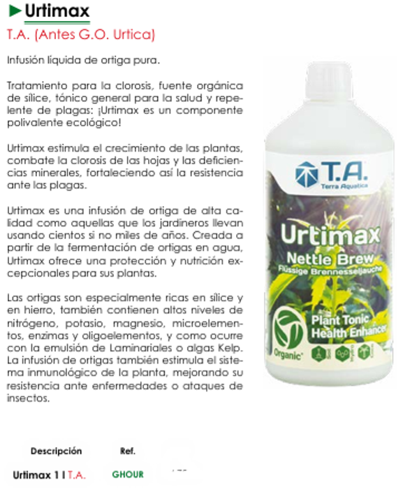 Urtimax T.A. (Antes G.O. Urtica)