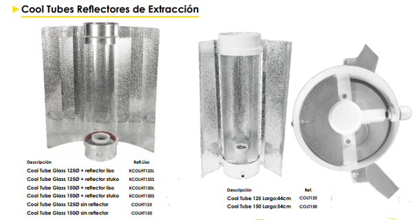 Cool Tubes Reflectores de Extracción
