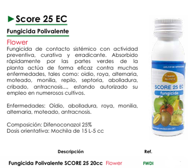 Score 25 EC  Fungicida Polivalente