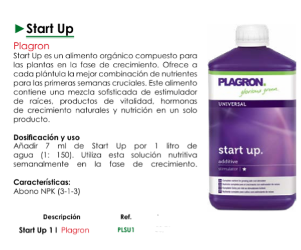 Start Up  - Plagron