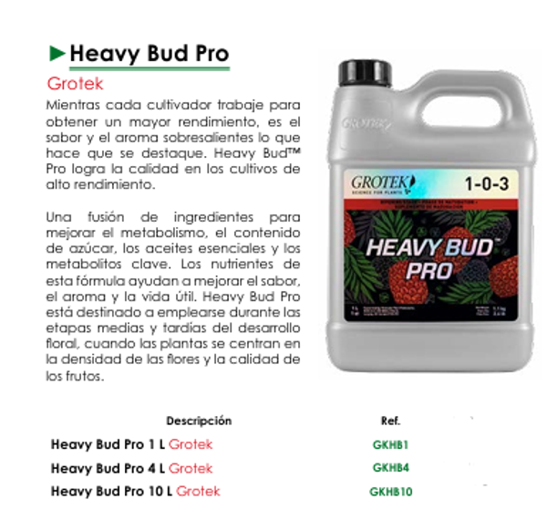 Heavy Bud Pro -  Grotek