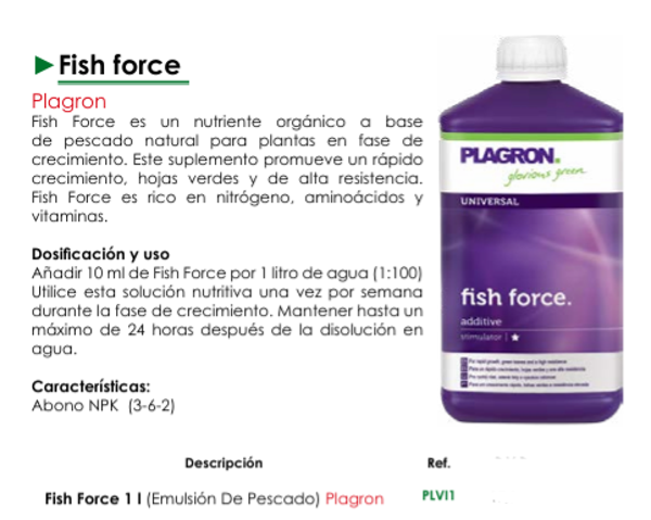 Fish force - Plagron