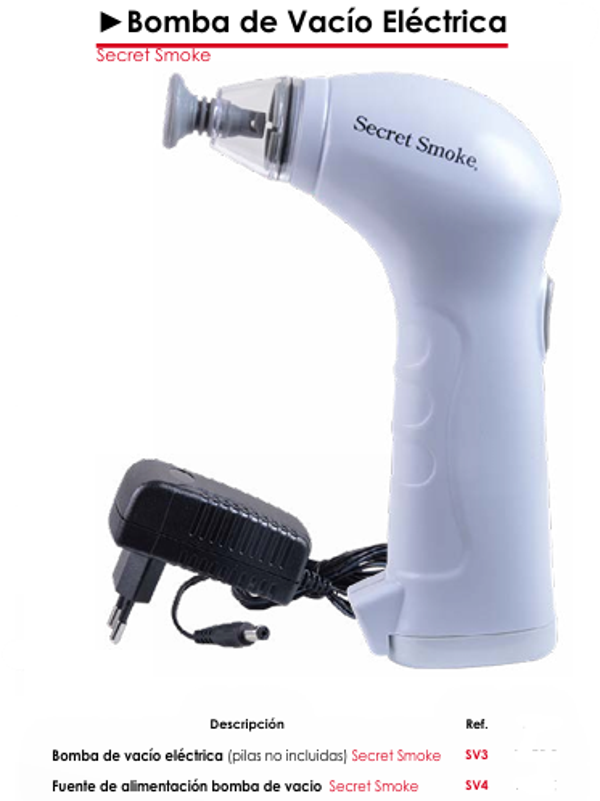 Bomba de Vacío Eléctrica - Secret Smoke