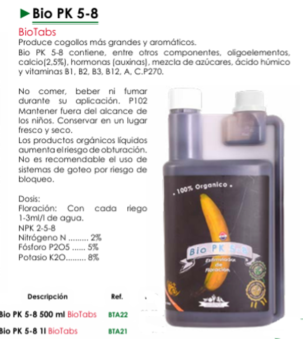 Bio PK 5-8 - Biotabs