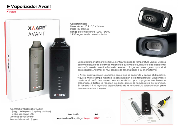 Vaporizador Avant - XVape