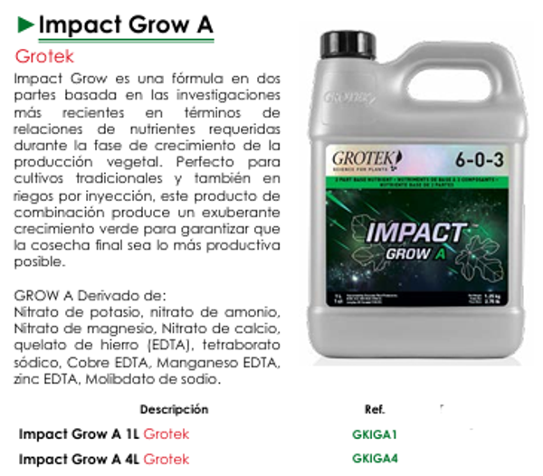 Impact Grow A - Grotek