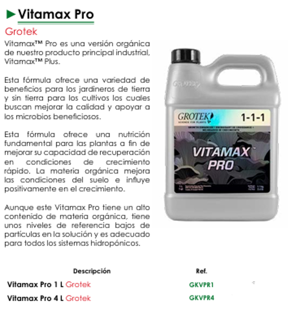 Vitamax Pro - Grotek