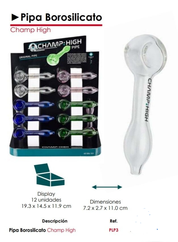 Pipa Borosilicato - Champ High
