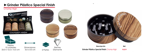 Grinder Plástico Special Finish - Champ High