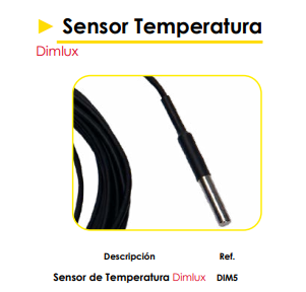 Sensor de Temperatura -  Dimlux