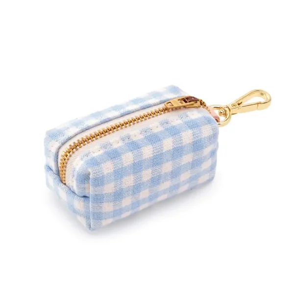 Poepzakhouder Skyblue Gingham