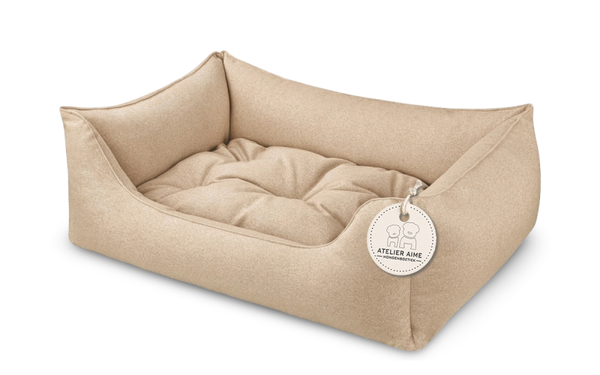 Hondenmand Licht Beige vilt
