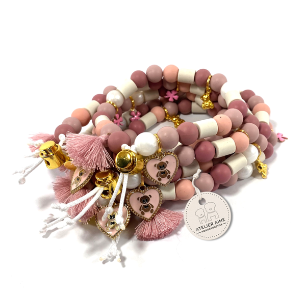 ATELIER AIME - Anti-tekenketting (Teddy Coral)